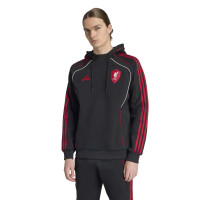 adidas Liverpool Urban Purist Survêtement Jogging Hooded 2025-2026 Noir Rouge Blanc