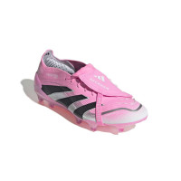adidas Predator Elite FT Gras Voetbalschoenen (FG) Roze Zwart Wit