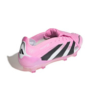 adidas Predator Elite FT Gras Voetbalschoenen (FG) Roze Zwart Wit