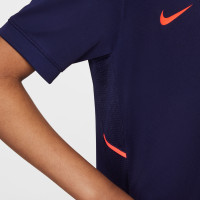 Nike Erling Haaland Academy 25 Trainingsset Kids Donkerblauw Felrood