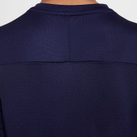 Nike Erling Haaland Academy 25 Trainingsshirt Kids Donkerblauw Felrood