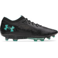 Under Armour Magnetico x Mansory Elite 5 Gazon Naturel Chaussures de Foot (FG) Noir Turquoise