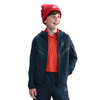 Nike Sportswear Tech Fleece Gilet Enfants Bleu Foncé Noir