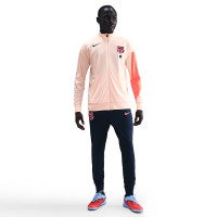 Nike FC Barcelone Strike Survêtement Full-Zip 2025-2026 Orange Bleu Foncé
