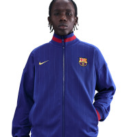 Nike FC Barcelone Academy Pro Veste 2025-2026 Bleu Foncé Rouge Foncé Doré