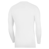 Nike Dri-FIT Park Ondershirt Lange Mouwen Wit Grijs