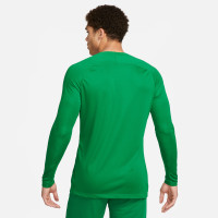 Nike Dri-FIT Park Sous-Maillot Manches Longues Vert Blanc