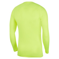 Nike Dri-FIT Park Sous-Maillot Manches Longues Volt Vert Blanc