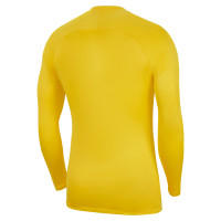 Nike Dri-FIT Park Sous-Maillot Manches Longues Jaune Noir