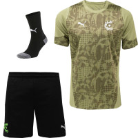 PUMA Cercle Brugge Trainingsset 2025-2026 Groen Zwart
