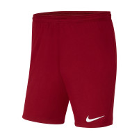 Nike Dri-FIT Park III Voetbalbroekje Bordeauxrood