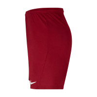 Nike Dri-FIT Park III Voetbalbroekje Bordeauxrood