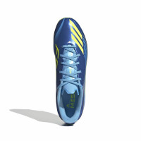 adidas F50 Messi League Gras / Kunstgras Voetbalschoenen (MG) Blauw Geel