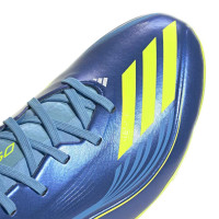 adidas F50 Messi League Gras / Kunstgras Voetbalschoenen (MG) Blauw Geel