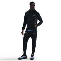 Nike Chelsea Tech Fleece Trainingspak Full-Zip 2025-2026 Zwart Wit