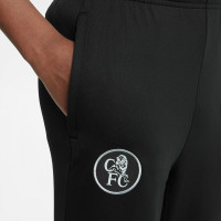 Nike Chelsea Strike Survêtement 1/4 Zip 2025-2026 Enfants Bleu Noir