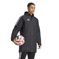 adidas Tiro 24 Parka Jas Zwart Wit