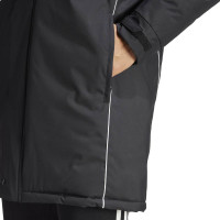 adidas Tiro 24 Parka Jas Zwart Wit