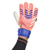 adidas Predator Match Fingersave Gants de Gardien de But Orange Blanc Bleu