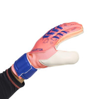 adidas Predator Match Fingersave Gants de Gardien de But Orange Blanc Bleu
