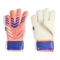 adidas Predator Match Fingersave Gants de Gardien de But Orange Blanc Bleu