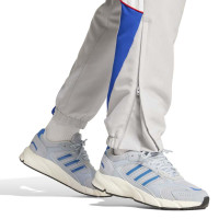 adidas Bayern München Urban Purist Trainingsbroek 2024-2025 Lichtgrijs Wit Blauw Rood