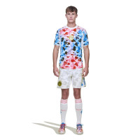 adidas x BAPE Voetbaltenue Blauw Roze Wit