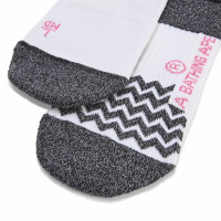 adidas x BAPE Chaussettes de Foot Blanc Rose Bleu