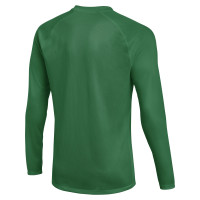 Maillot de football à manches longues Nike Dri-FIT Park VIII vert foncé et blanc