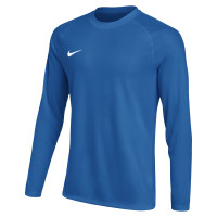 Nike Dri-FIT Park VIII Voetbalshirt Lange Mouwen Blauw Wit