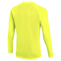 Maillot De Football À Manches Longues Nike Dri-FIT Park VIII Pour Enfants, Jaune Néon, Noir