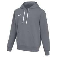 Pull à capuche en polaire Nike Park 26 gris foncé et blanc