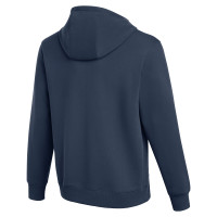 Pull à capuche en polaire Nike Park 26 bleu foncé et blanc
