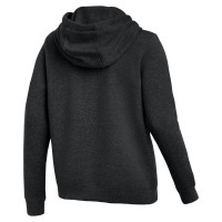 Pull à capuche en polaire Nike Park 26 pour femmes, noir et blanc