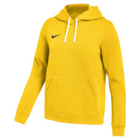 Pull à capuche en polaire Nike Park 26 pour femmes, jaune et noir