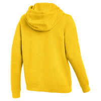 Pull à capuche en polaire Nike Park 26 pour femmes, jaune et noir