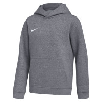 Nike Park 26 Fleece Pullover Hoodie Joggingpak Kids Donkergrijs Wit