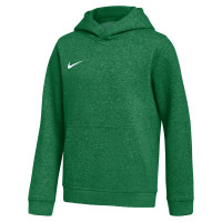Pull à capuche en polaire Nike Park 26 pour Enfants, vert foncé et noir