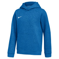 Sweatshirt à capuche en polaire Nike Park 26 pour Enfants, bleu et blanc