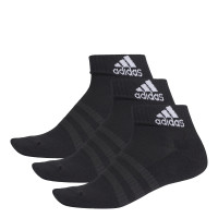 adidas Chaussettes Cheville 3 Paires Noir Gris Blanc