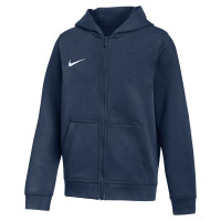 Veste De Jogging En Polaire Nike Park 26 Pour Enfants, Bleu Foncé, Blanc