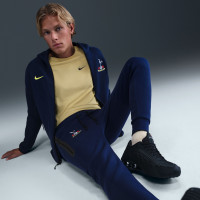 Nike Tottenham Hotspur Tech Fleece Survêtement Full-Zip 2025-2026 Bleu Foncé Jaune