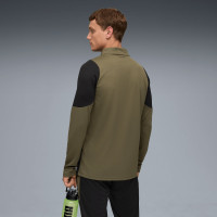 PUMA Borussia Dortmund Haut d'Entraînement 1/4 Zip 2025-2026 Vert Olive Noir