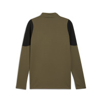 PUMA Borussia Dortmund Haut d'Entraînement 1/4 Zip 2025-2026 Vert Olive Noir