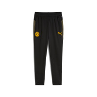 PUMA Borussia Dortmund Trainingsbroek 2025-2026 Zwart Olijfgroen