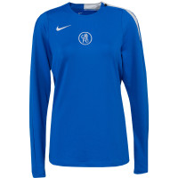 Nike Chelsea Strike Haut d'Entraînement 2025-2026 Femmes Bleu Blanc