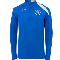 Nike Chelsea Strike Survêtement 1/4 Zip 2025-2026 Enfants Bleu Noir