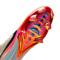 Nike Zoom Mercurial Superfly 10 Kerr Elite Gazon Naturel Chaussures de Foot (FG) Jaune Clair Rose Turquoise