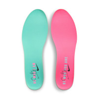 Nike Zoom Mercurial Superfly 10 Kerr Elite Gazon Naturel Chaussures de Foot (FG) Jaune Clair Rose Turquoise