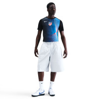 Nike Atletico Madrid Pre-Match Trainingsshirt 2025-2026 Zwart Blauw